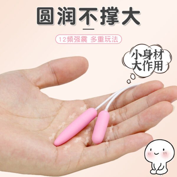 迷你双跳蛋不破处女用自慰器静音宿舍强震低音玩具振动棒情趣用品 - 图片 3